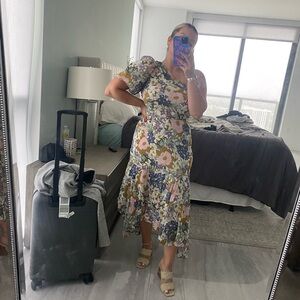 Floral multicolor ASTR Dress